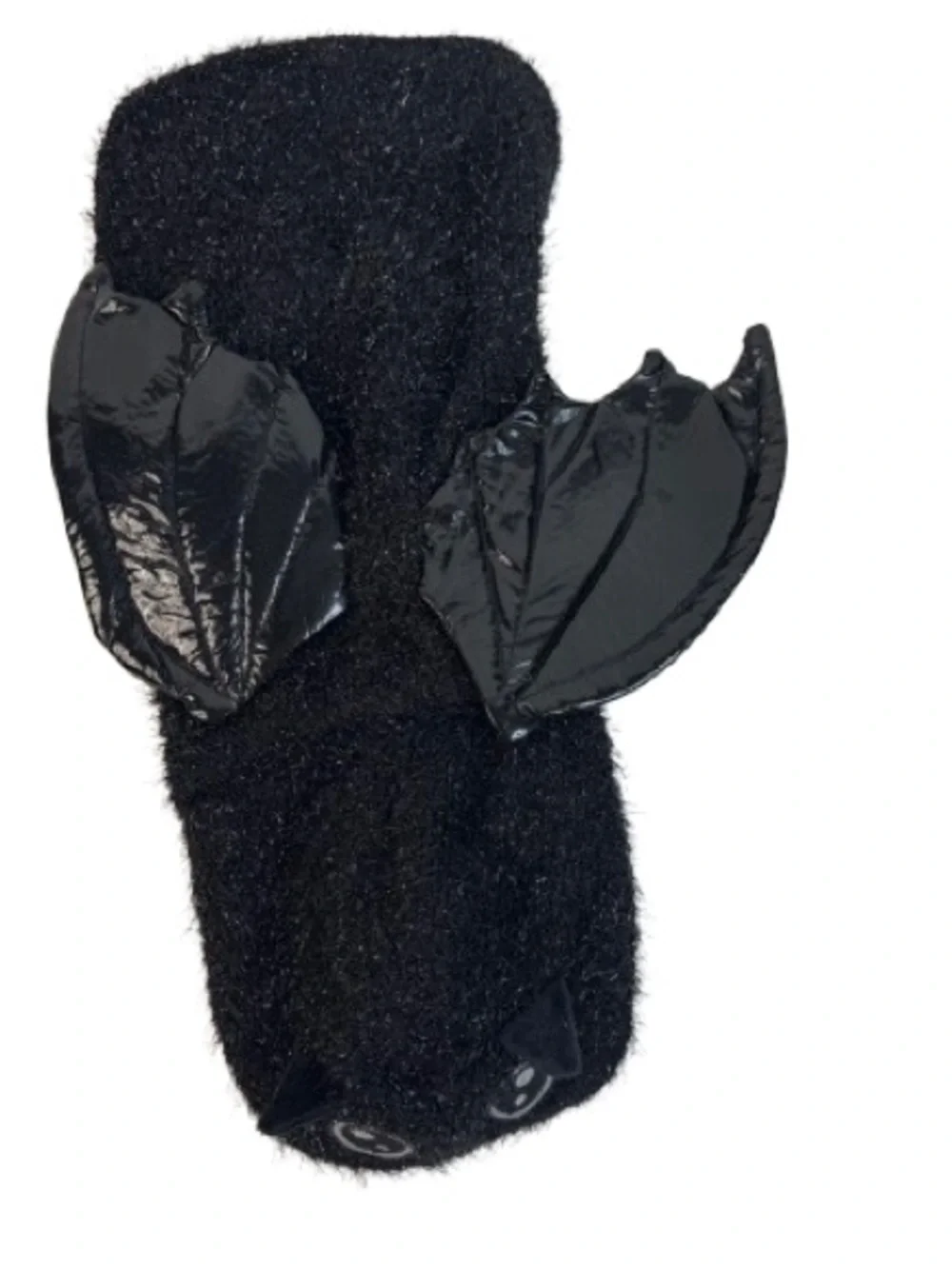 Black Fuzzy Bat Costume for Dog